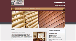 Desktop Screenshot of centralvalleyblinds.net